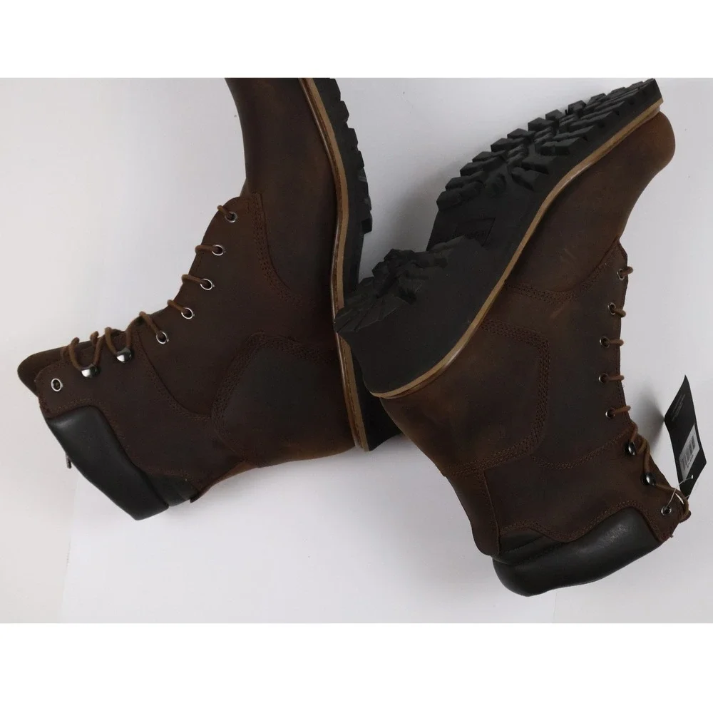 Chippewa Logger 55025 Steel Toe Work Boots Brown Leather 14 M New NWT